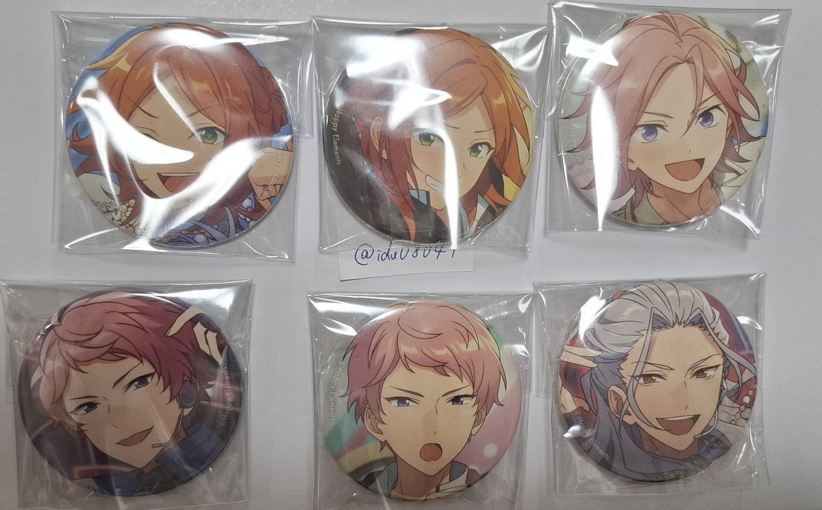 idu08041's tweet photo. 【あんスタ コレクション缶バッジ コレ缶 交換 Feb】

譲→画像1〜3枚目
　　鉄虎、マヨイ、凪砂、宗、ゆうた、
　　こはく、真、創、HiMERU、巽、なずな
　　
求→画像4枚目零、薫、宗、日和
　　星4は300円(+送料)譲渡or複数提供可

都内お手渡し、郵送希望です

交換可能な方はよろしくお願いします https://t.co/7vlt34BMDq