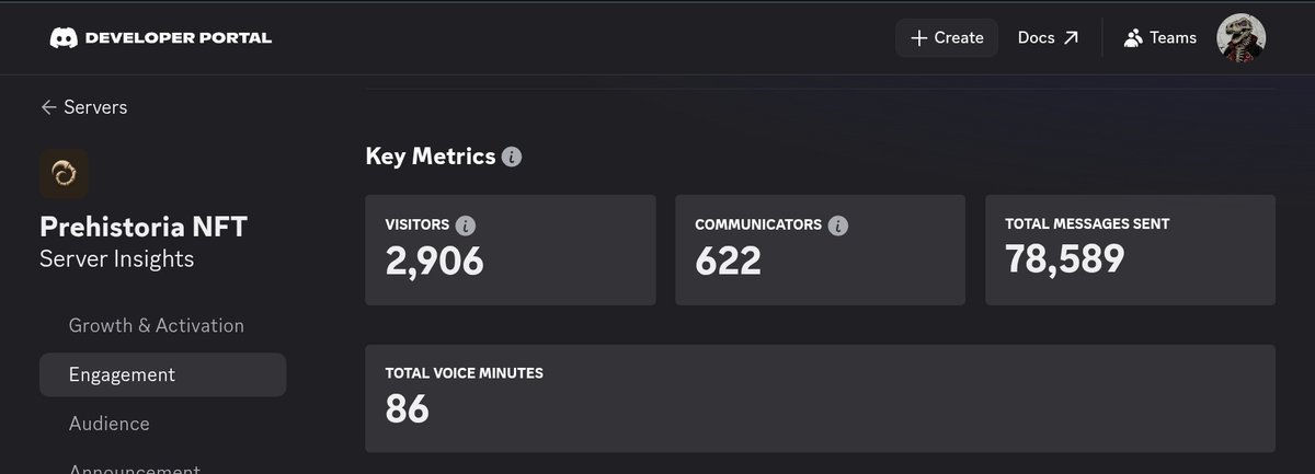 0xxpain's tweet photo. It's been barely 2 weeks since @PrehistoriaNFT dc went live...

We've reached 3.2k members with over 78k organic messages sent, most of which were centered on prehistoric conversations. 

What a journey 👏 

🦕 https://t.co/9u1Z1kiJlV