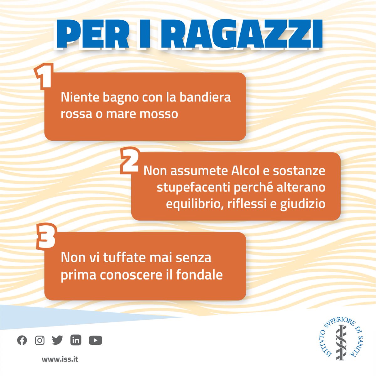 istsupsan's tweet photo. 🌊Secondo il nuovo Rapporto dell’Osservatorio per lo sviluppo di una strategia nazionale di #prevenzione degli #annegamenti e #incidenti in acque di #balneazione, nel biennio 24-25 sono stati registrati 604 #annegamenti fatali in #Italia.
🔎https://t.co/1xUQTMDaDs https://t.co/J8CLIJip4y