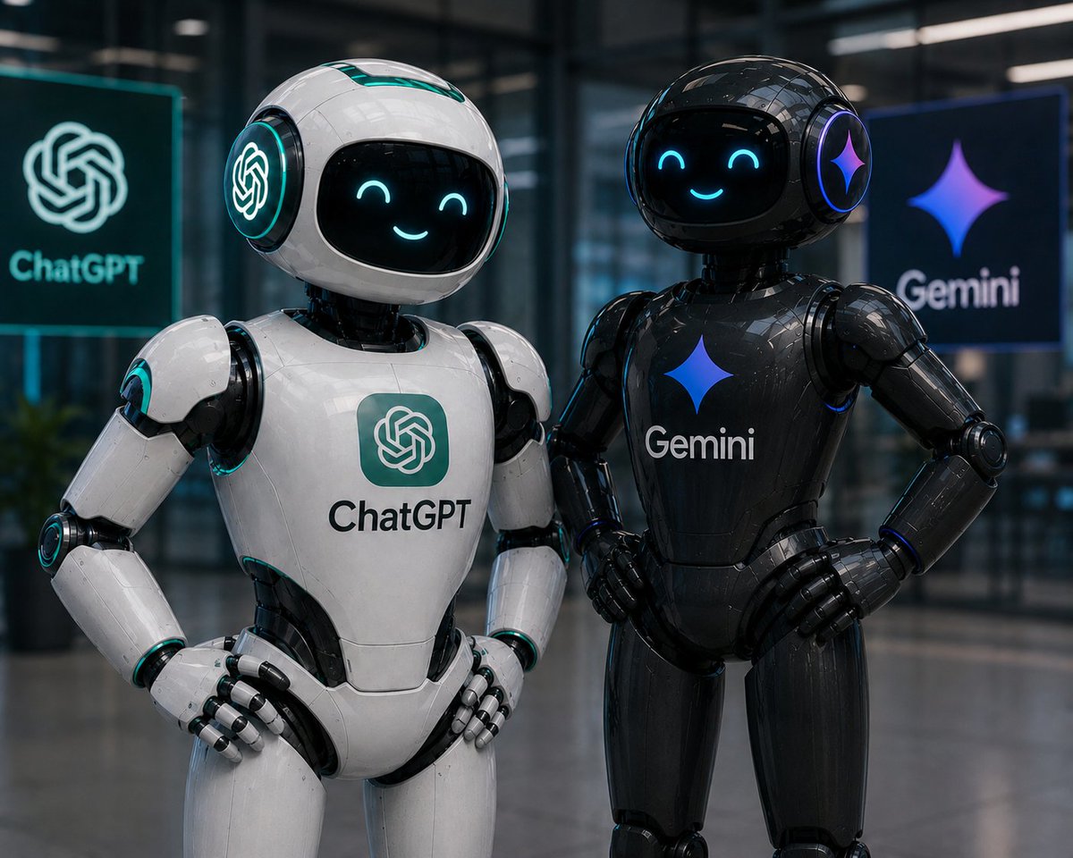 ValleyGirl2001's tweet photo. AI assistants, Gemini &amp; ChatGPT (AI Art, AI Creations) https://t.co/LIm6qfH1wN