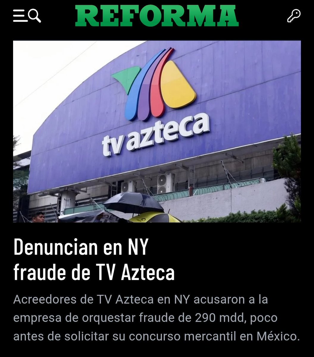mario_campa's tweet photo. Lo que le faltaba a Ricardo Salinas Pliego. Una denuncia de fraude en NY.

¿Cómo lo defienden sus apologetas? Atentos a Ventaneando y los tuits de Krauze. https://t.co/nG5KzfK2Gj