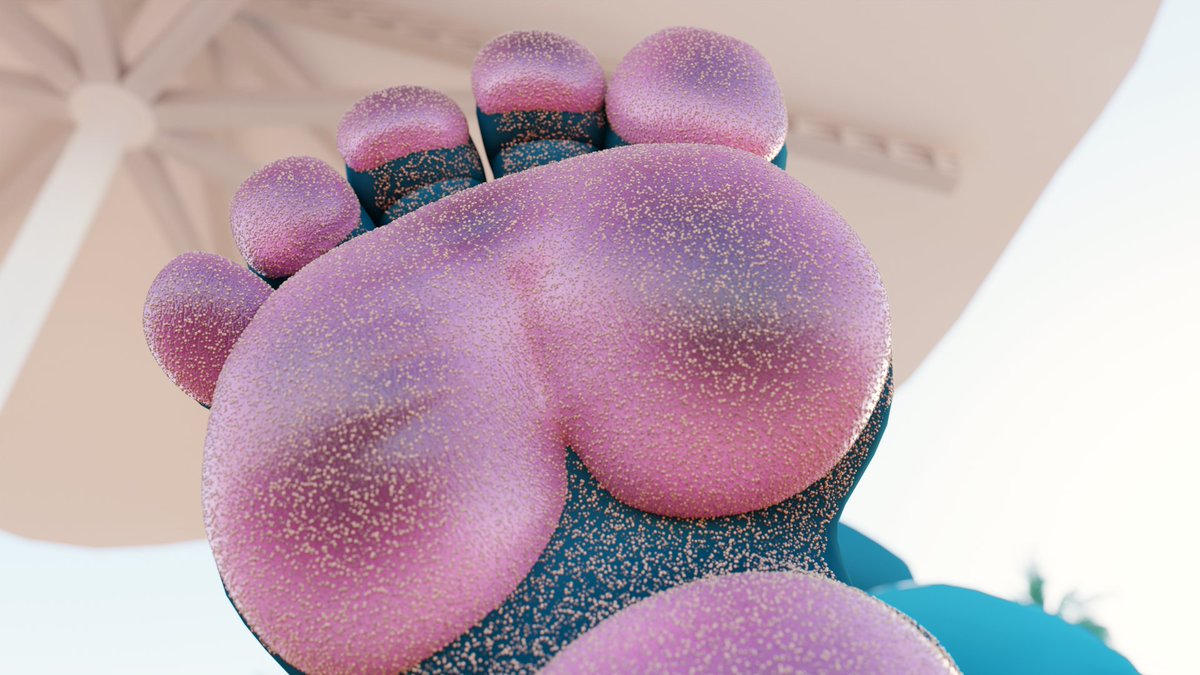 Feetybun's tweet photo. CW: sand! Lotta sand

Nothing beats chillin’ at the beach… 

except for maybe skipping the part where there’s sand everywhere and between your toes >w>
#nsfw #feet #3d https://t.co/2KxE8H4Pum