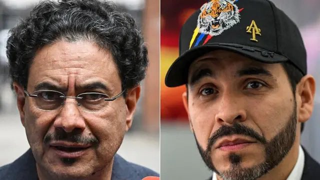 gustav0cardenas's tweet photo. Al candidato Abelardo de la Espriella le prohibieron usar la camiseta de su selección; ahora le prohíben usar los colores de la bandera colombiana y le dicen que no puede usar su eslogan “Firmes por la patria”.

Pero al comunista Cepeda no le han dicho nada, incluso cuando su aliado Petro lleva semanas haciendo campaña abiertamente e incluso con un discurso nazi.