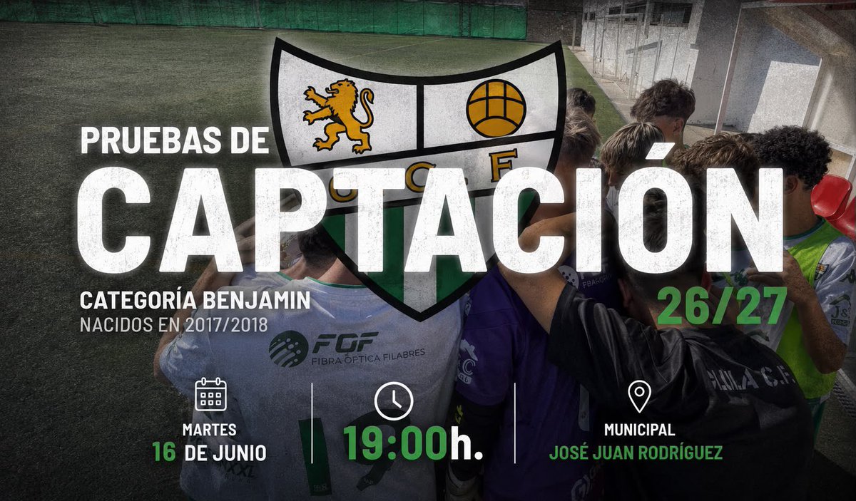 OlulaCF's tweet photo. ⚽️ ¿Quieres formar parte del Olula CF? 

¡Esta es tu oportunidad! ⚽️

Abrimos captaciones para jugadores con ilusión, compromiso y pasión por el fútbol.

🔥 Ven a demostrar tu talento, crecer y disfrutar en un gran ambiente.

 ¡Únete a la familia del Olula CF! 💚🤍 https://t.co/SPkjUJO1r8