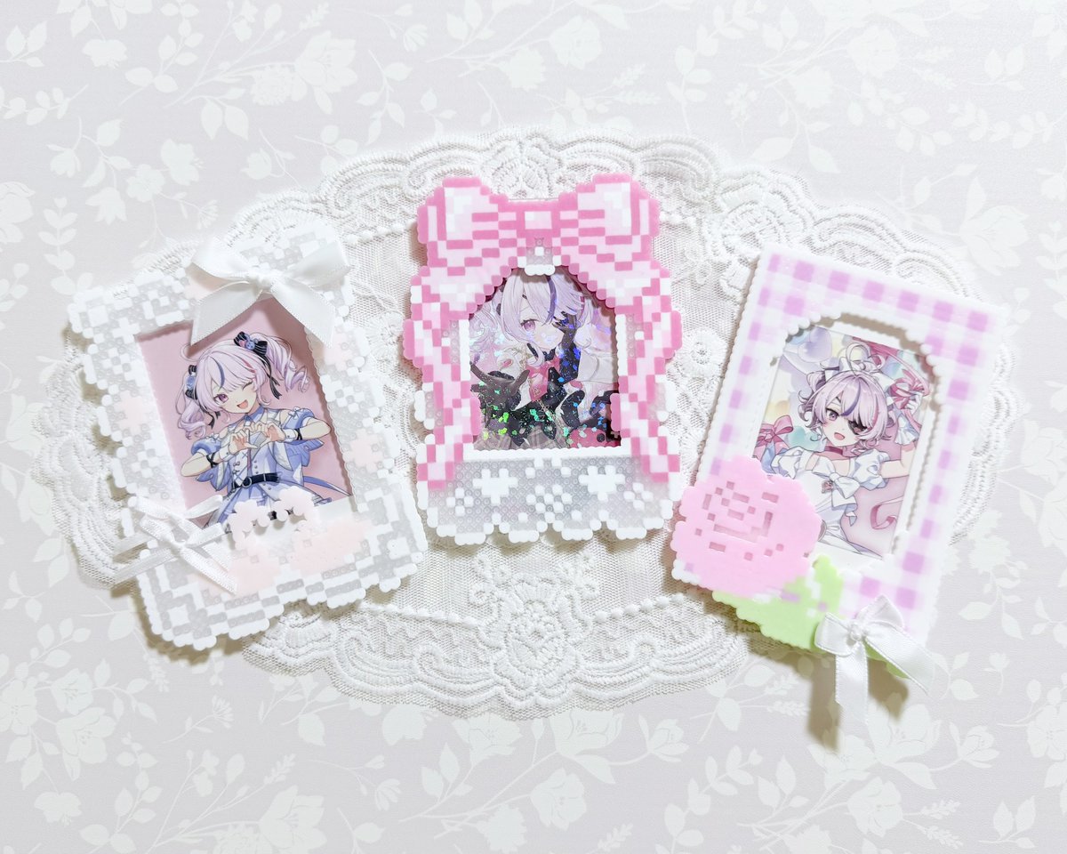 33O_38's tweet photo. #MariMerch

トレカケースつくれた(｡ɞ̴̶̷ ̫ ɞ̴̶̷｡）つ◝ෆ
マリアちゃんアイロンビーズって知ってるかな💭 https://t.co/C2sUsSKgCR