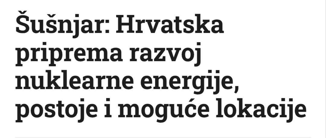 MinistarTiskare's tweet photo. Zanemarimo sada lokacije (premda znamo da gdjegod se gradilo da će se netko buniti), nego odakle nam pare? 

Nuklearna elektrana nije par milijardi (koje nemamo) nego >10 mlrd €. 

Problem nisu samo pare nego i >10 godina gradnje i nedostatak stručne radne snage. 

A najgore od svega, europska administracija i birokracija. Da nam se ne dogodi da završetak kasni 14 god kao u Finskoj!!!