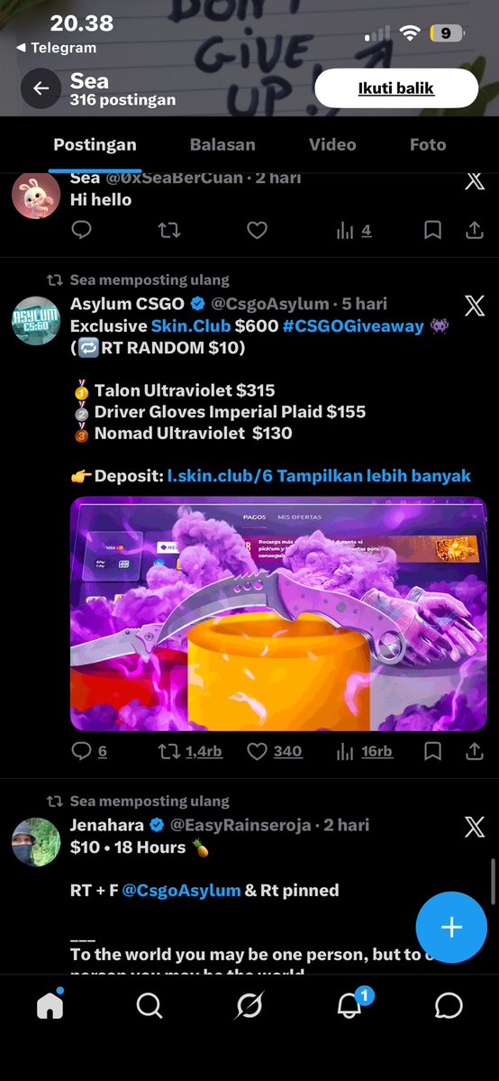 jiv4na's tweet photo. The winner is : @0xSeaBerCuan
Congratulations ๐ please check DM๐ฉ
๐ฑTRKBV3 https://t.co/radUQk4Dnf