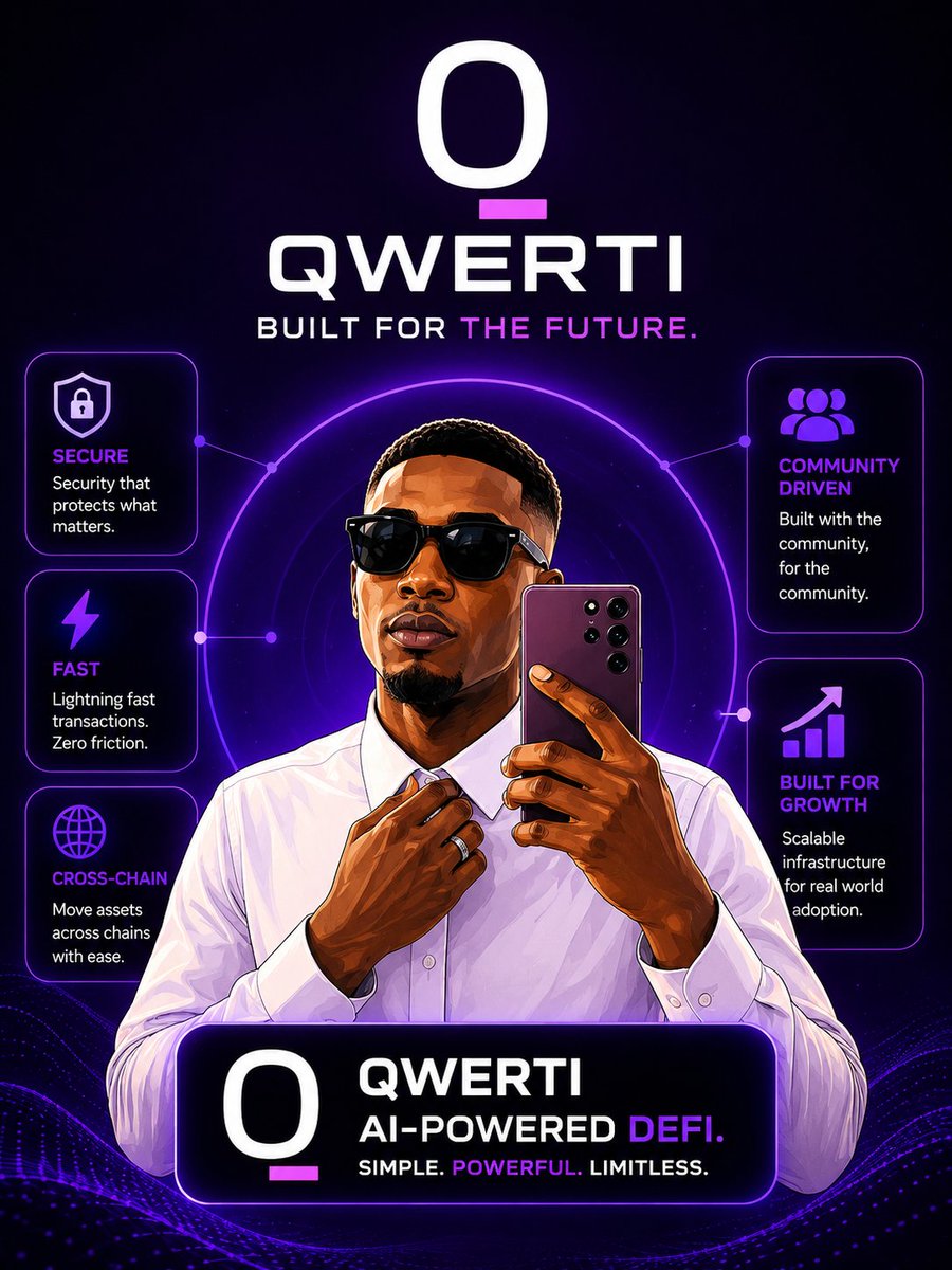 Andersonander24's tweet photo. Most people see a swap.

I see a glimpse of where DeFi is heading.

Faster.
Simpler.
More accessible.

That's why I'm paying attention to @QwertiAI.

The future belongs to products that remove friction and let users focus on opportunities, not complexity. 👀

#Qwerti https://t.co/UpOFOqq4wY
