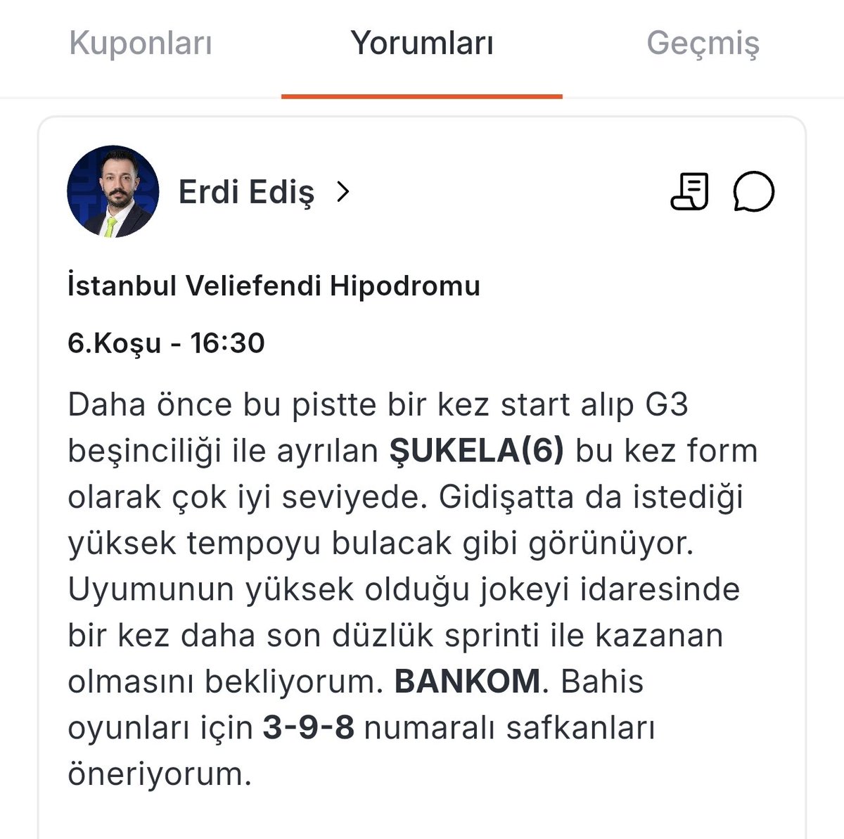 Erdiedis's tweet photo. ŞUKELA✅ BANKOSU 🎯 

Hem 1. Hem 2. Altılıya net BANKO.🎯

Değerlendiren https://t.co/MPaCcCXdFg , @geldibitalih ve @yaristayiz üyelerini tebrik ediyorum.👏 https://t.co/2RwWk7eeMP