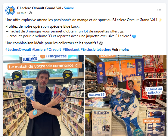 AlertesManga's tweet photo. @rayanBeLaD Visiblement dans un magasin https://t.co/ayEwnpclgM mais à voir lesquels participent à l'opération ! Je vais voir si d'autres enseignes participent car j'avoue pour cet été, c'est pas mal 👀 https://t.co/qu73uuVHzC