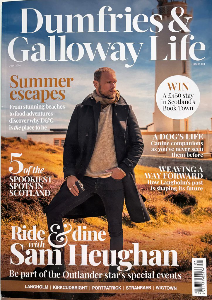 YourCelebMags's tweet photo. COVER REVEAL #Outlander fans👀

#SamHeughan for Dumfries on his beautiful hometown!

Order worldwide: https://t.co/HcFolB9o3Q https://t.co/yuCvRd9YHV
