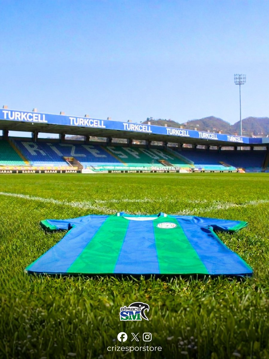 crizesporstore's tweet photo. Renklerimizi sadece tribünde değil, hayatın her anında taşı!

Atmaca SM Yeşil-Mavi Çubuklu Tişört ile Çaykur Rizespor sevgini tarzına yansıt. 

🛒 Hemen sipariş ver:
🌐 https://t.co/lgRsmHKQYH
📍 Stadyum Altı Mağazası
📍 Şimal AVM Mağazası https://t.co/E2ojRo7eY5