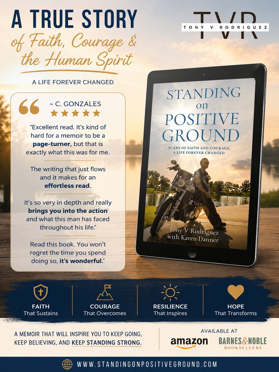 standonposgrnd's tweet photo. This is more than a memoir—it’s a reminder that resilience is a choice and every obstacle can become part of a greater purpose.
If you’re looking for a story that will inspire you to keep going, keep believing and keep standing strong, this is it

https://t.co/8zIm8lxnqY https://t.co/aitsysS9gV