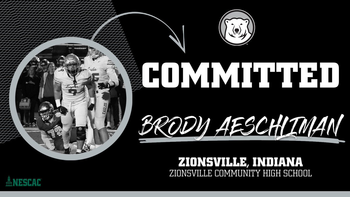 BowdoinFB's tweet photo. Welcome to Brunswick! 🐻‍❄️🏈
The Bowdoin Football family is excited to welcome the Class of 2030!      

DB Finnian Ruhmann
LB Brody Aeschliman

We look forward to seeing these future Polar Bears compete on and off the field. #GoUBears #BowdoinFootball https://t.co/XweH0th6Ck