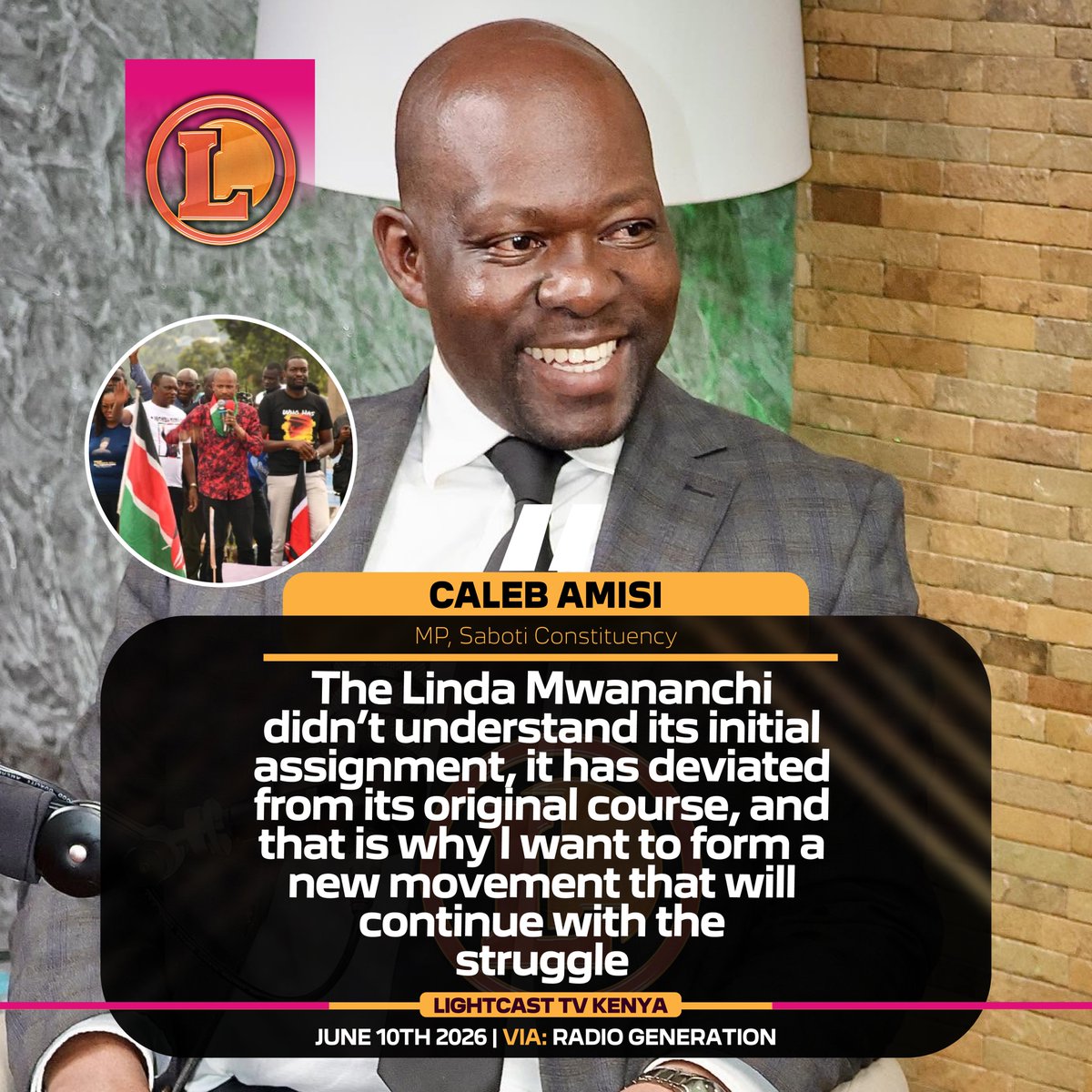 Lightcast TV Kenya tweet media