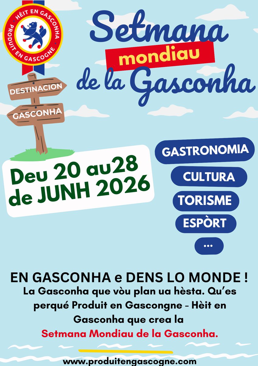 Produitengasco's tweet photo. ⏰Que va començar lèu! !🙋‍♀️🙋‍♂️
Ça va commencer bientôt! https://t.co/6GZ7080mFQ
