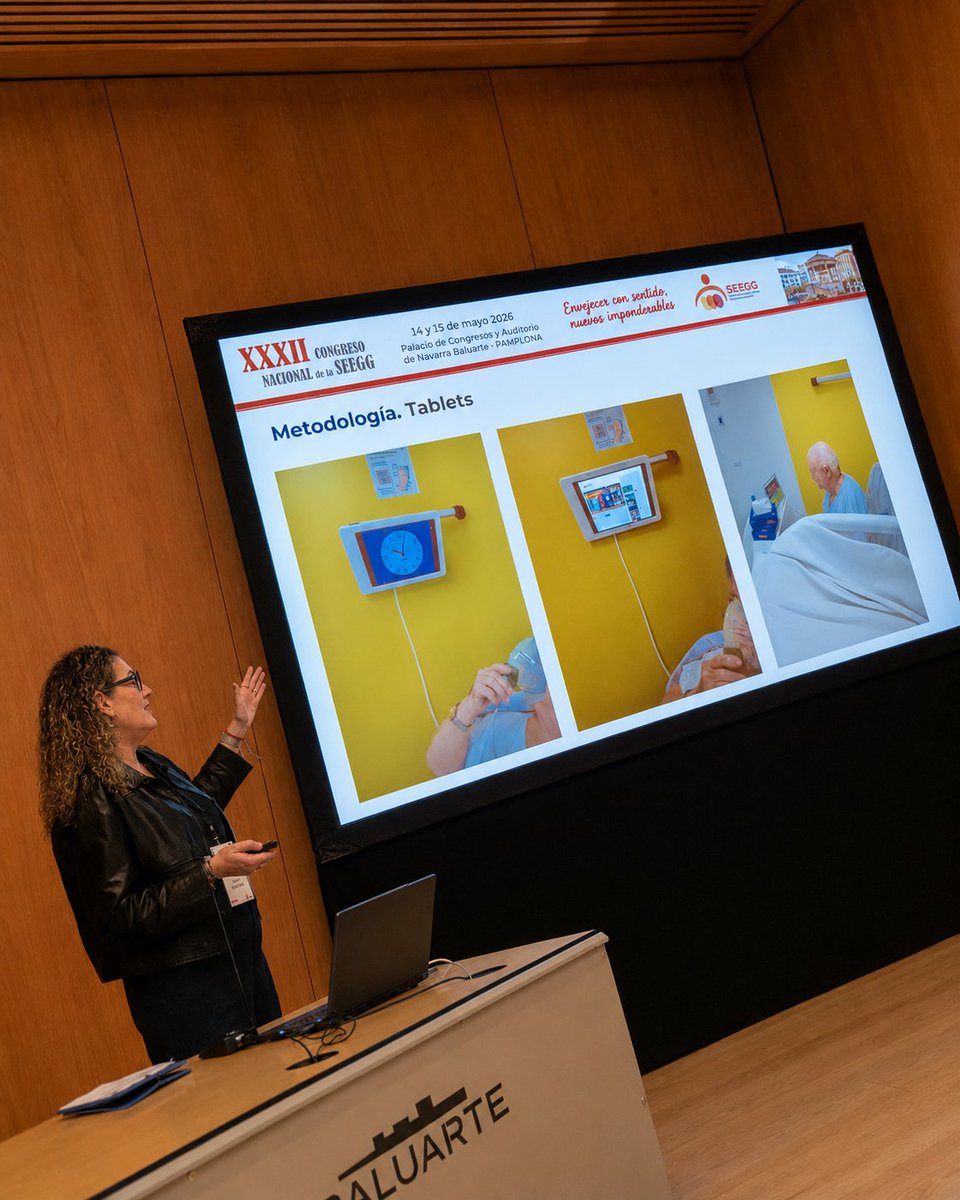 CuidadosDignos's tweet photo. El Hospital Dos de Maig compartió en el Congreso de Pamplona su experiencia de implantación de una geriatría de agudos sin sujeciones, destacando la aportación de la Norma Libera-Care al proceso de transformación.

@cuidadosdignos #LiberaCare https://t.co/0y7g2JMo5a