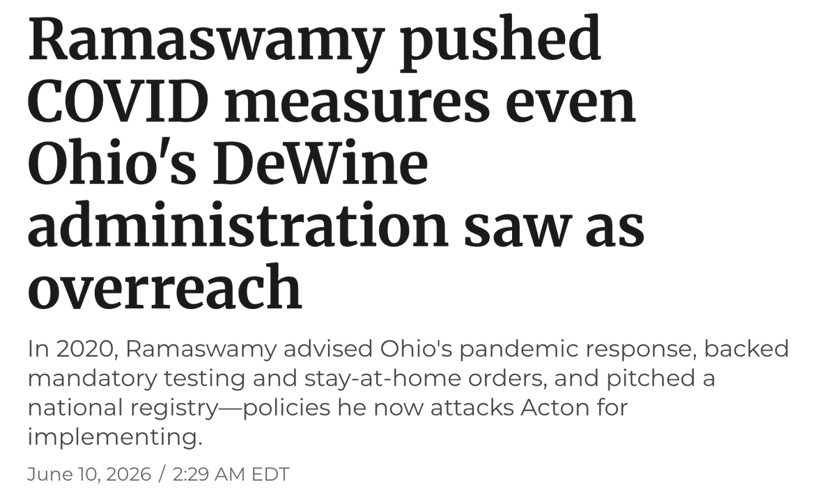 students4amy's tweet photo. Vivek Ramaswamy's super PAC just dropped $25M into ads attacking Amy Acton for Ohio's COVID response...but here's the truth: https://t.co/PBRGN24Z62