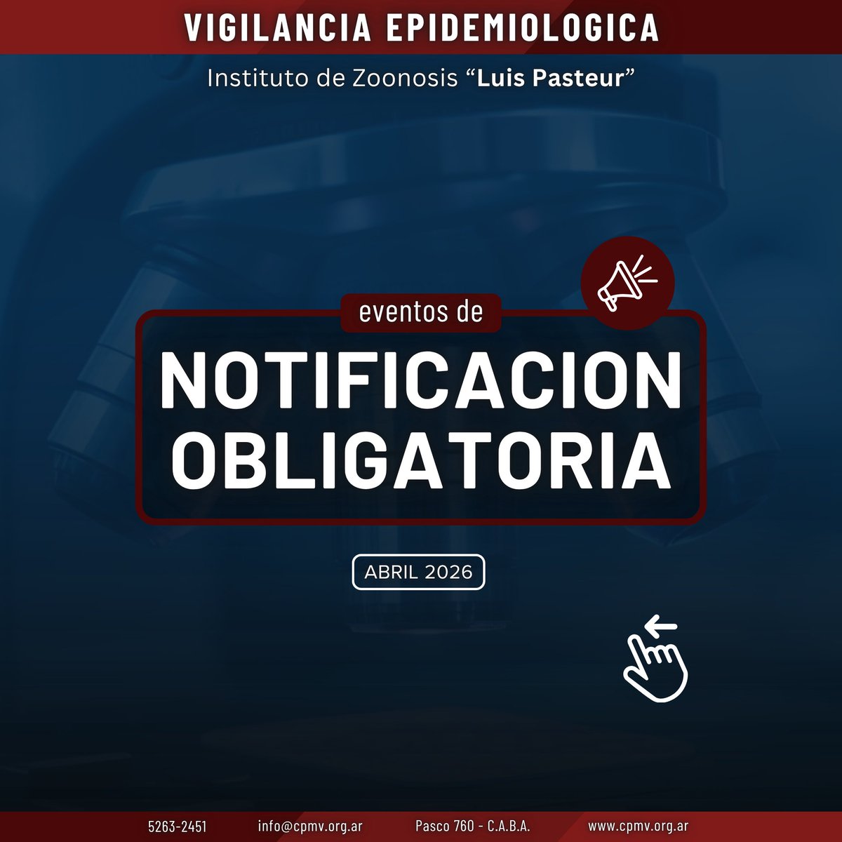 CPMV14072's tweet photo. Vigilancia Epidemiológica CABA: Reporte de notificación obligatoria (Abril 2026). 🔬📊

Brucelosis: 3 casos confirmados en las comunas 14 y 15.
Micobacteriosis: 1 caso confirmado en la comuna 11.

#cpmv #veterinario #zoonosis #veterinaria #saludpublica https://t.co/rF9cmE5ekr