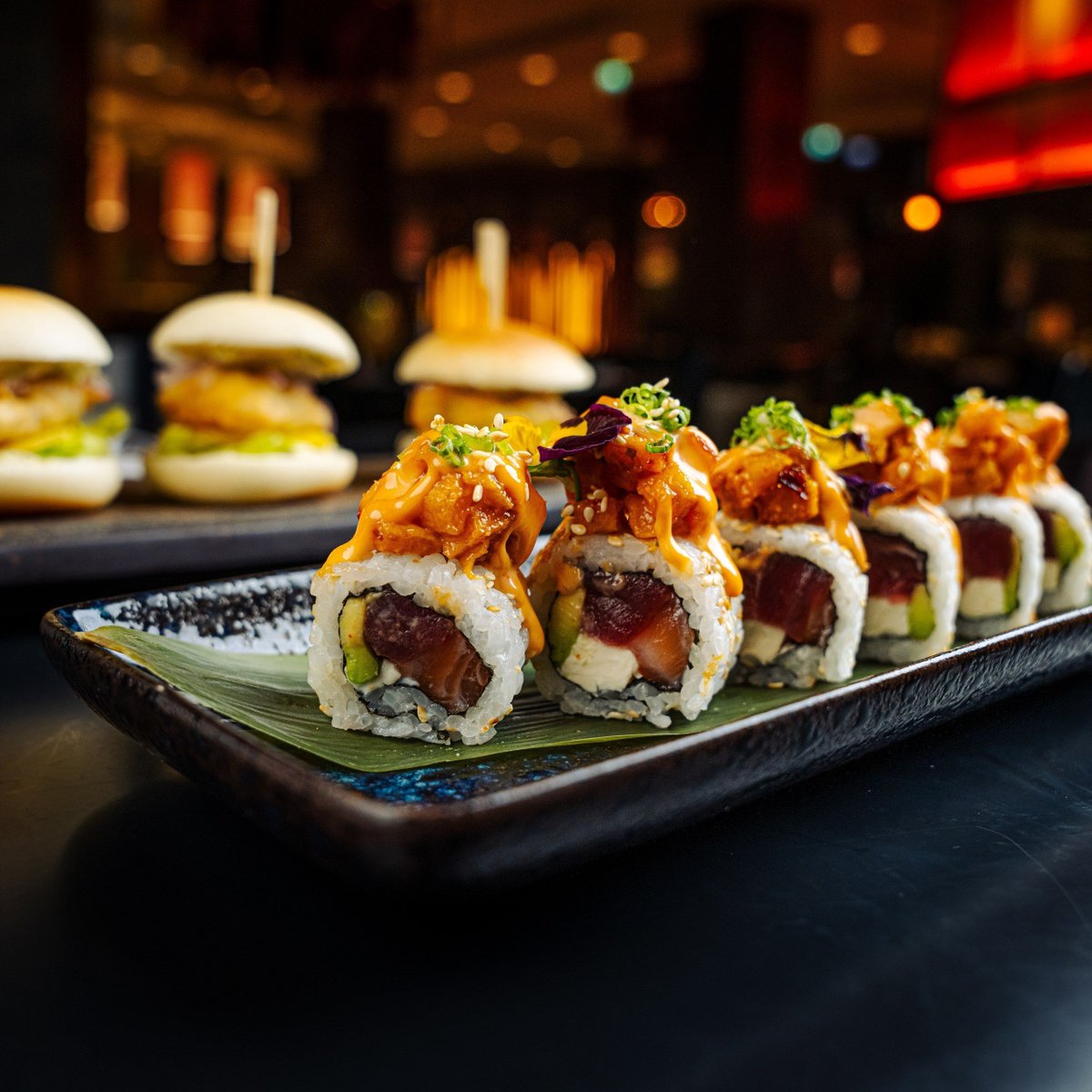 koiriyadh's tweet photo. رحلة سوشي لا تنتهي 🍣✨
استمتع ببوفيه سوشي رول لا محدود بـ 140 ريال فقط 

Your Endless Sushi Journey 🍣✨
Enjoy our Unlimited Sushi Roll Buffet for 140 SAR per person, inclusive of VAT

Book now | احجز الآن 
+966551670703

#كوي_الرياض
#مطاعم_الرياض
#koiriyadh https://t.co/HorbhcXQpF