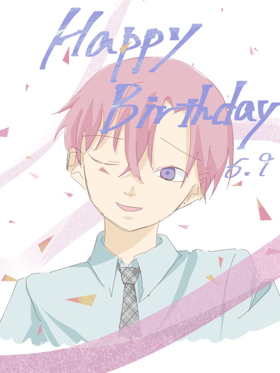 appurika's tweet photo. #咲間薫生誕祭2026
#吾妻のアニメFA 

16人もいるから誕生日イラスト全然追いつかない件🎉🌸 https://t.co/kVxyOM62aJ
