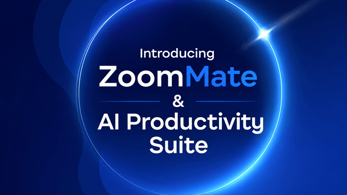 GoCollaboration's tweet photo. ZoomMate and AI Productivity Suite Strengthen Zoom’s Workplace Software Portfolio https://t.co/rVolJL1BNA https://t.co/25XDHVSkXp