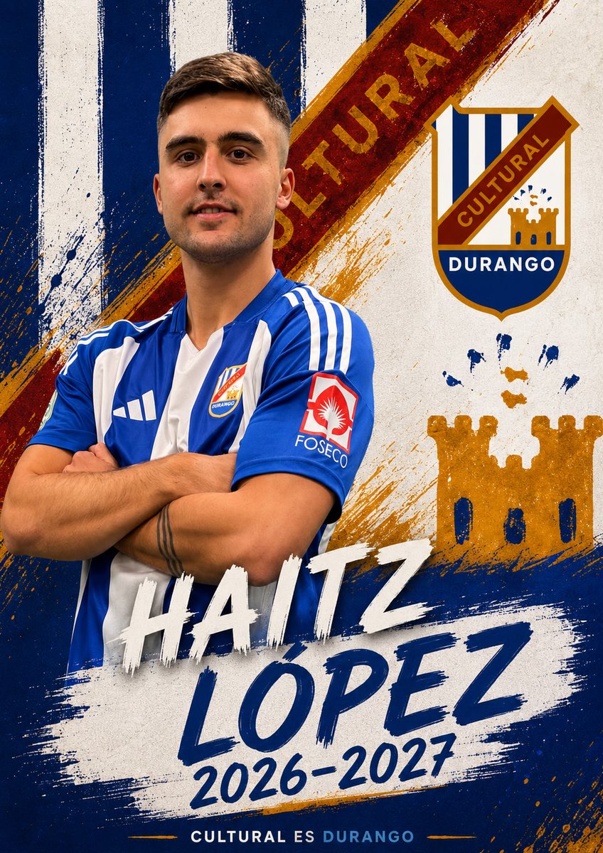 CulturalDurango's tweet photo. Hay jugadores que nunca bajan los brazos. 💪

Haitz López, guerrero dentro y fuera del campo, seguirá con nosotros en su cuarta temporada. 💙🤍🔥 https://t.co/HeQq6Ev8I7