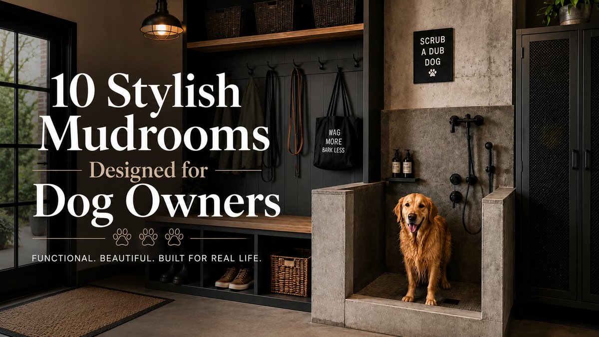 petfriendly's tweet photo. From built-in dog wash stations to smart storage and durable finishes, these 10 stylish mudrooms prove pet-friendly spaces can be beautiful too.
https://t.co/DRhVaaooXi

#DogFriendlyHome #MudroomDesign #HomeInspiration #PetFriendlyHouse #DogOwners https://t.co/oCBosXFI6b