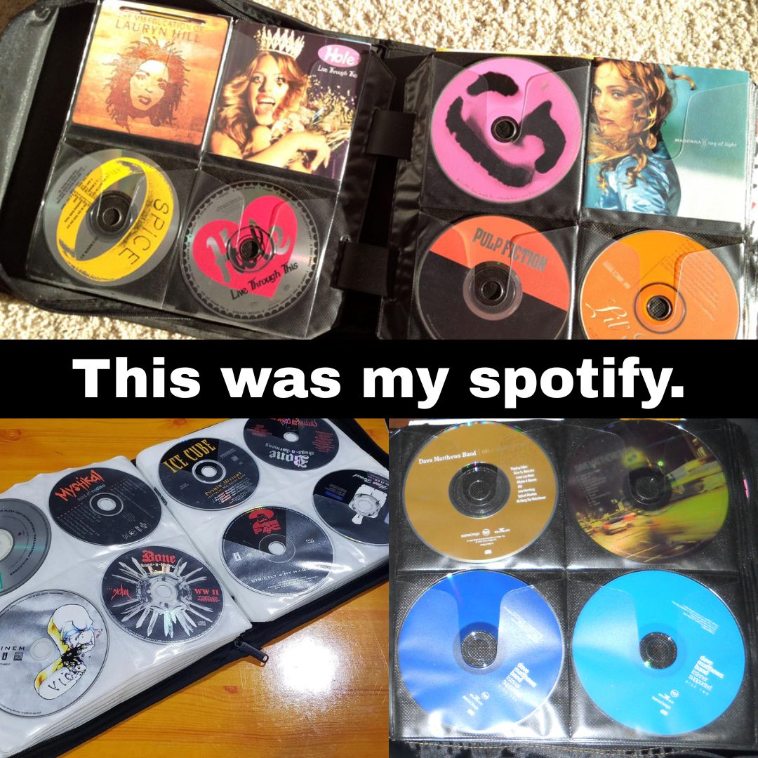 DKOldies's tweet photo. No playlists. No algorithms. Just a binder full of bangers.
.
.
#CD #90skid #nostalgia #music #CDcase #spotify #relatable #memories #dkoldies #retro https://t.co/RXNNT6boFC