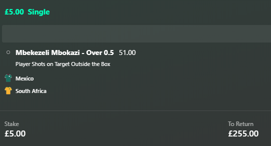 TheIntlBreak's tweet photo. Twitter exclusive. 
I've told you why I think 50/1 is overpriced for this guy to have a shot on target (SOT) outside the box. He is currently 150/1 to score with from long range. 
Read on why I think 50/1 is far too big for #ChicagoFire's South African CB. https://t.co/anyASmyNIl https://t.co/exlq0z1CVy