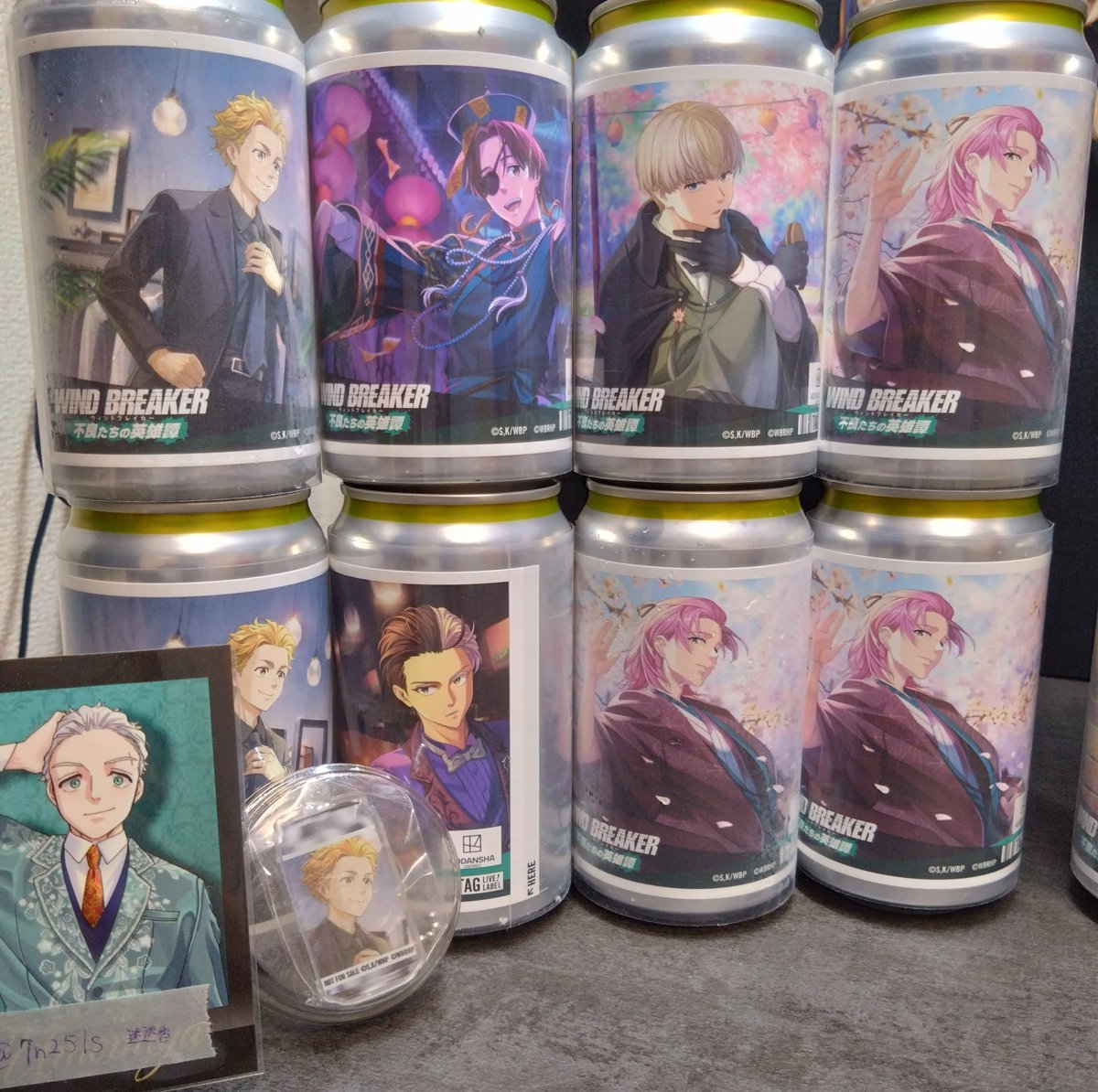 7n25ls's tweet photo. 【交換】 ウィンブレ ウィンヒロ ラベル缶

 譲：画像1,2 参照 (ラベルのみ)

求：Aグループ 梅宮 (∞)、 Bグループ 焚石 (1)

※焚石は梅宮とセットの場合のみ
アクキーはアクキーとの交換のみ
郵送📮

検索からでもお気軽にお声掛けをお願いいたします🙇🏻‍♀️ https://t.co/u5cgLaf4nd