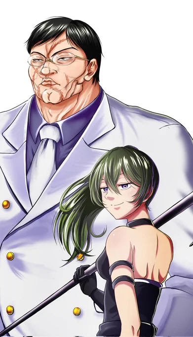 ユーベルとメガネくん #深く考えず勢いだけで作った作品をポストする