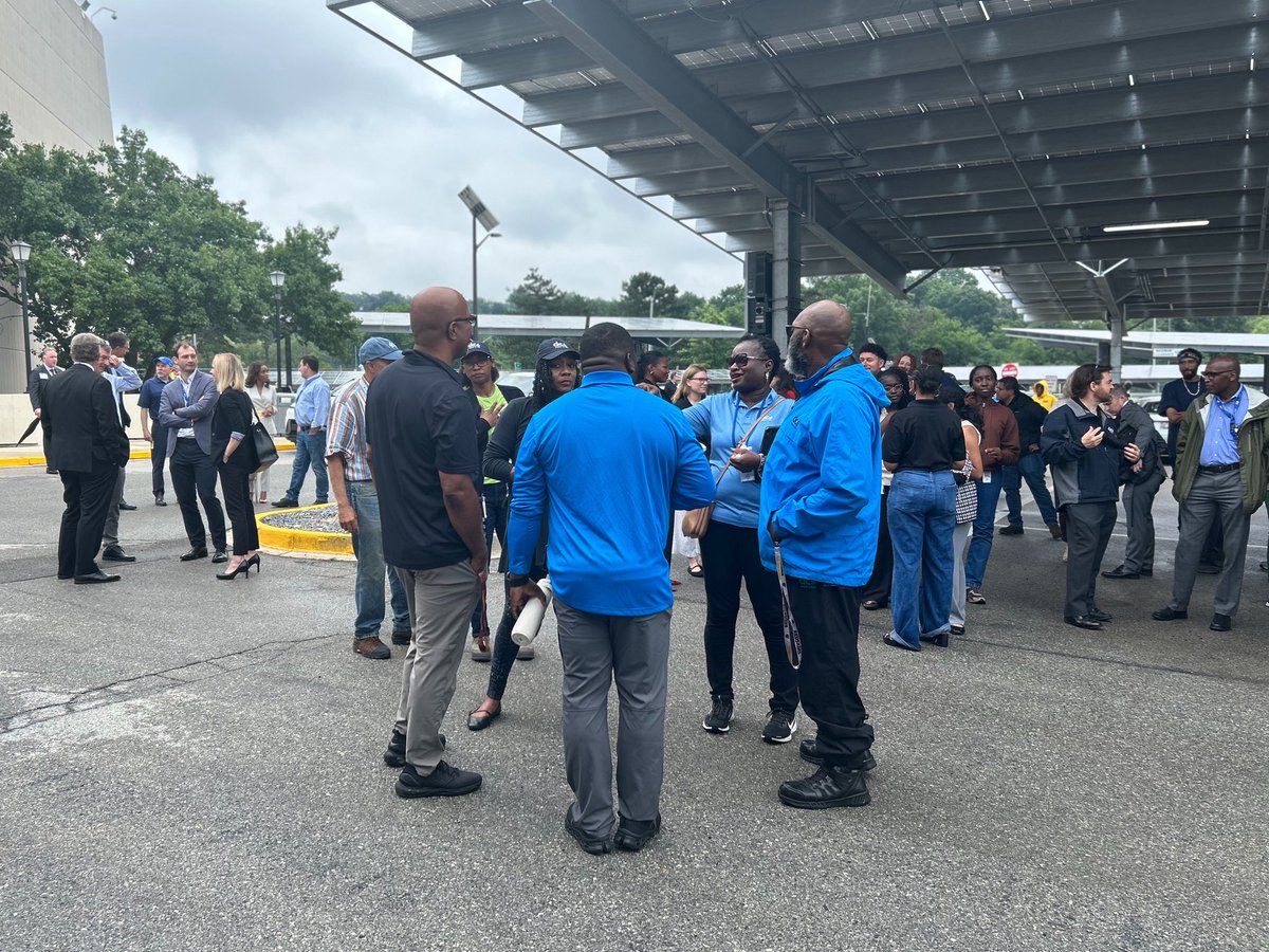 dcwater's tweet photo. 🎉 We’re at Blue Plains for the groundbreaking of the Pure Water DC Discovery Center.

Today’s ceremony marks the start of an exciting new chapter for the Pure Water DC program and the future of water resilience. #PureWaterDC https://t.co/N8JePghNh2