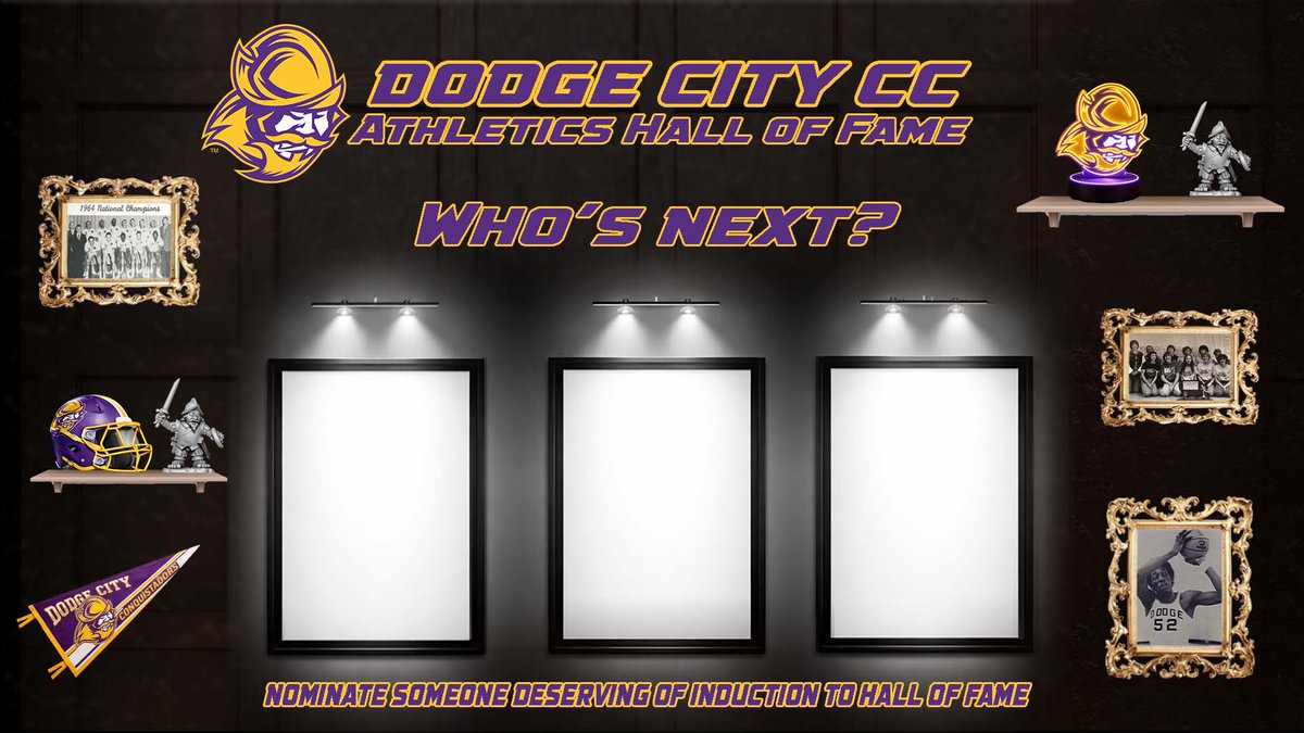 GoConqs's tweet photo. 🏆DC3 Athletics Hall of Fame Nominations🏆

Know someone who should be in the Dodge City CC Athletics Hall of Fame...we are looking for nominations for the next Athletic HOF Class at DC3 #GoConqs 

🗒️Eligibility Criteria: https://t.co/ZFdNETZohR
🗒️Nomination Form: https://t.co/98oPFryiDc