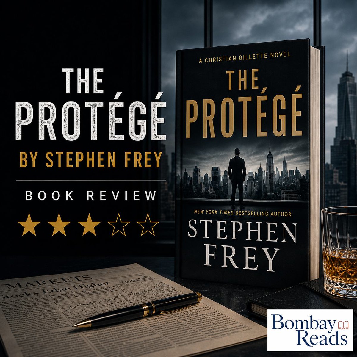 BombayReads's tweet photo. Private equity, ambition, blackmail, and danger make Stephen Frey’s The Protégé a fast financial thriller where money is never clean and power is never safe.

Review now on Bombay Reads.

https://t.co/UIvGHKkcrk

#BookReview #TheProtege #StephenFrey #ThrillerBooks #BombayReads https://t.co/9DWauUlESG