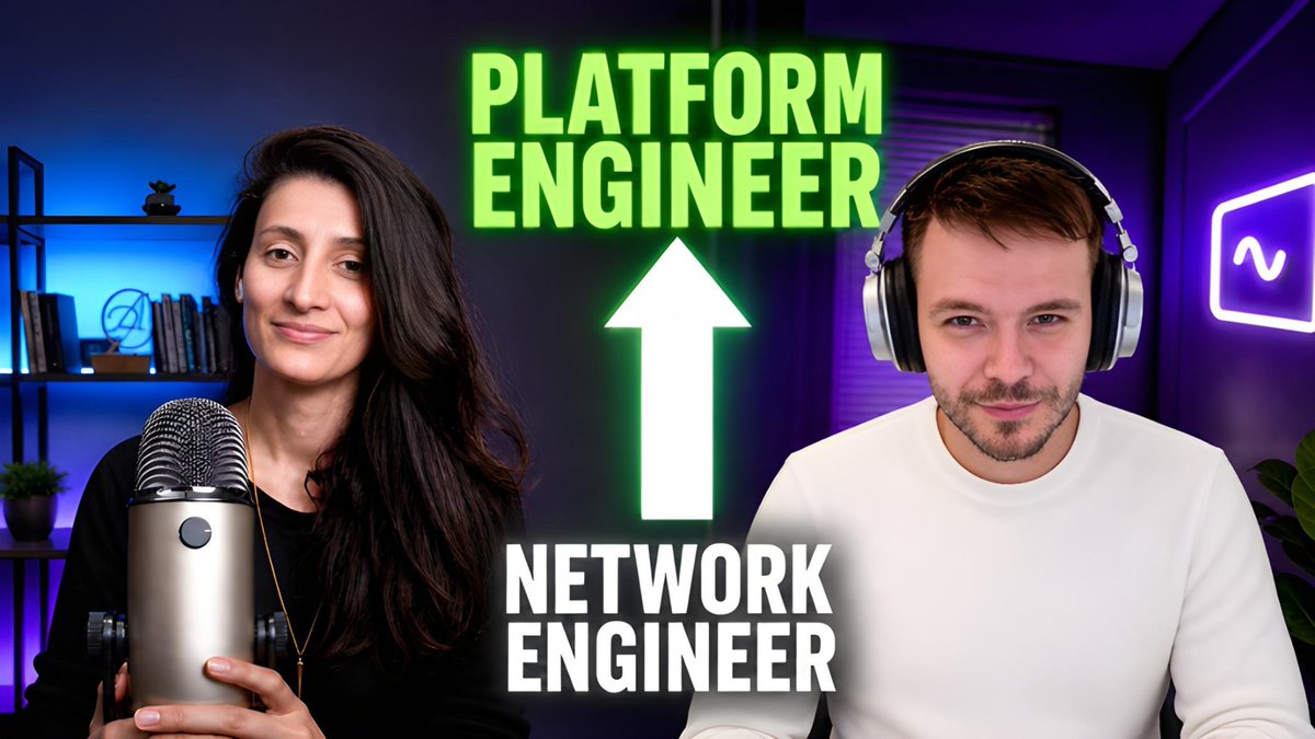 Njuchi_'s tweet photo. "Networks are built for 15 years ahead. I've never had a job in network engineering where I would say, wow, I'm learning a lot day by day. But the first job in DevOps was like, wow — I can't even handle all of those tools."

Patryk said this in our conversation — and if you've worked in network engineering, you probably know exactly what he means 😁

He's not complaining. It's just an honest observation about where the growth stops.

He reached that conclusion after switching several network engineering jobs — each time hitting the same ceiling, not learning enough, moving on. Until he got laid off during Covid and decided enough was enough.

From there, he decided to make the transition to DevOps and eventually landed a Cloud Platform Engineer role.

His interview is one of the most practical accounts I've heard of what it actually takes to switch from networking to DevOps — what transfers, what doesn't, and what he'd do differently if he started over today.

If you're a network engineer thinking about making a similar move, this one is for you. But of course there are many learnings that apply to any engineering role 🙂

🎥 Full interview here: https://t.co/C9jtmG8rtc

At the end of the conversation, he gives one piece of advice:
Document your journey from day one. Post it. Let people know what you can build. Not only because it helps you get a job — but more importantly, because there are many brilliant engineers out there that nobody knows about.

Patryk didn't just say that. He went and did it.

So now he actually runs his own consultancy. And he has even built a community of 17,000+ followers on LinkedIn — simply by doing exactly what he recommends at the end of this video.

Patryk, thank you for sharing the whole journey, not just the cherry picked stuff. This one will surely be inspirational for many people 🙌
