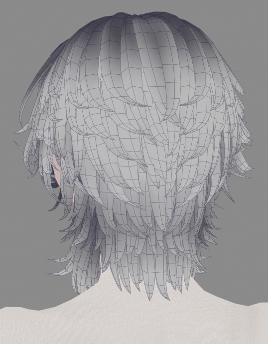 corin_dia's tweet photo. もっと減らせると思うけどだいぶ髪ポリ減ったよ～
#VRCアバター制作中 #Satya3D https://t.co/1HNZzXMLRE