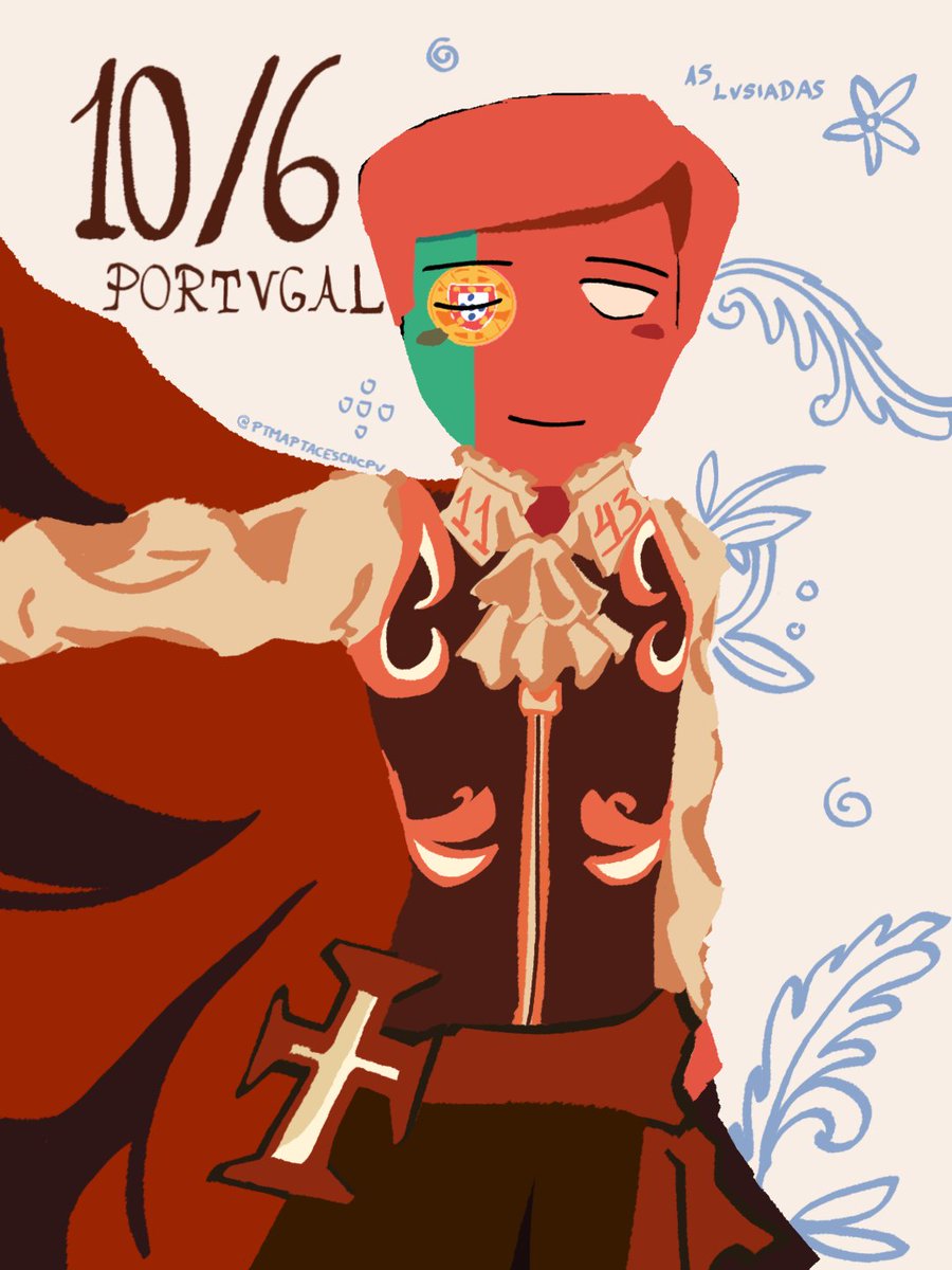 PTMAPTACESCNCPV's tweet photo. feliz dia de portugal #countryhumans https://t.co/Yti5K9vtxO