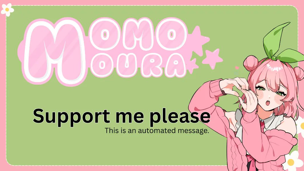 MomoVTube's tweet photo. 🌸 Hi, I’m Momo Moura — your cozy chaos VTuber!
📺 YouTube: https://t.co/JMjK2AQSrr
🎥 Twitch: https://t.co/3Idejc0DSh
🐦 X/Twitter: https://t.co/p4u8MjoytP
🎁 Throne: https://t.co/581rg4iAJb
#VTuber #ENVtuber #VtuberEN https://t.co/PzCkvr6Qwm https://t.co/uYuJLufAHQ