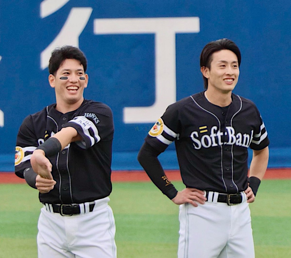 yukiusagi5195's tweet photo. 2026.6.6
#横浜スタジアム
#周東佑京 選手
#栗原陵矢 選手
#sbhawks https://t.co/MLyizh5gwv