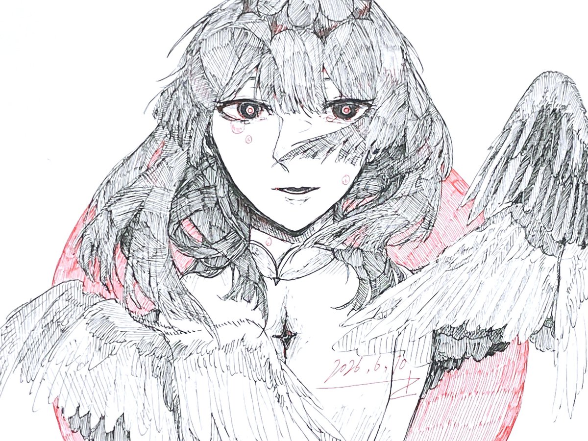 tukihito_0319's tweet photo. 創作 

黒でできた白 https://t.co/7QzdR6uTFp