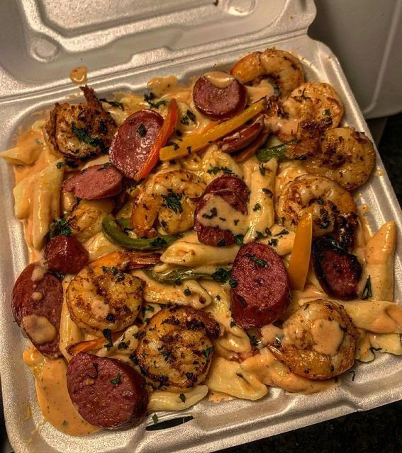 bossbabejass's tweet photo. Cajun Pasta 🍝😍 https://t.co/hOBf2iqd8A