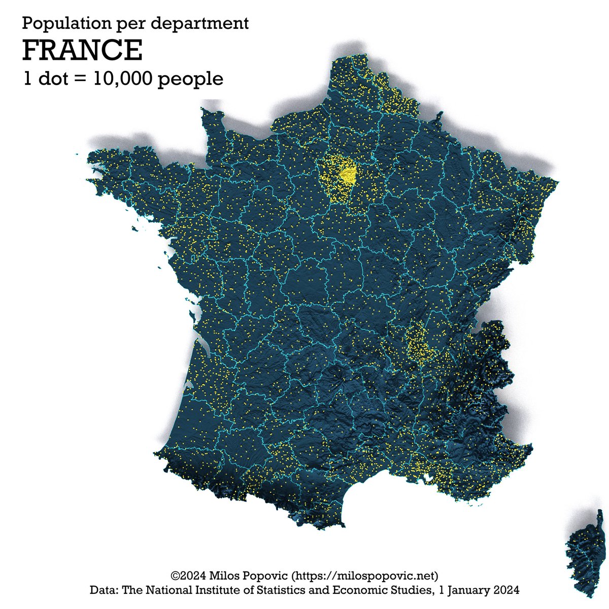milos_gis's tweet photo. France looks beautifully balanced until Paris enters the chat https://t.co/4GUjSdJA1g