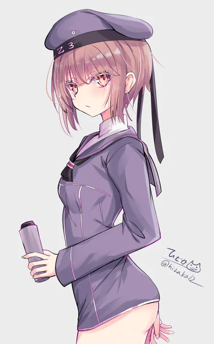 Z3 #艦これ版深夜の真剣お絵描き60分一本勝負 #艦これ版真剣お絵描き60分一本勝負_20260604