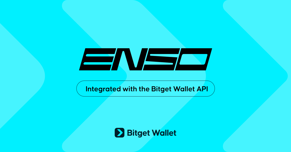BitgetWallet's tweet photo. Excited to announce that @EnsoBuild is now integrated with the Bitget Wallet API.

Building &amp; launching just got much faster.

Access 9 major chains, deeper liquidity &amp; better pricing here: https://t.co/WuaRXaS653 https://t.co/QMBEXqTSmM