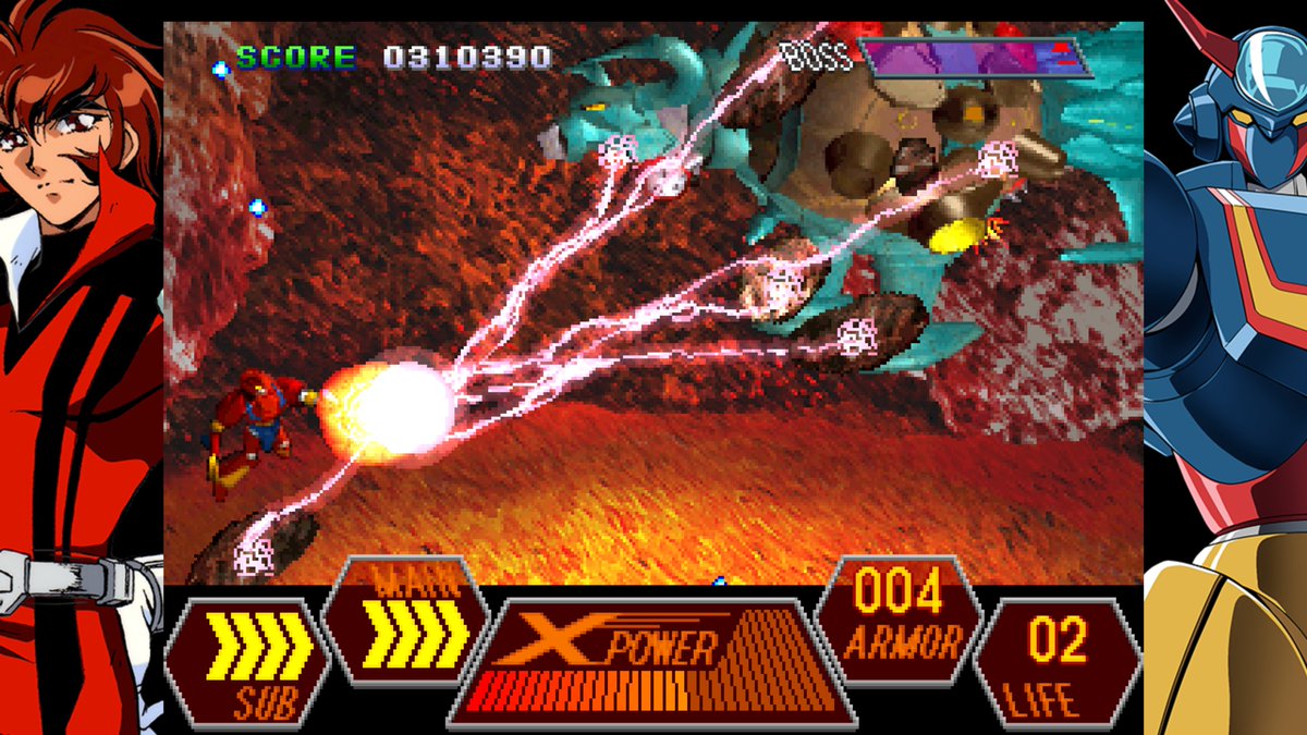 pr_hound's tweet photo. Hey - LISTEN! 🧚

There's a demo available NOW for "70s-style Robot Anime Geppy-X" on Steam AND on consoles!

https://t.co/z87jOfWf3D https://t.co/AbvLVqUv5G