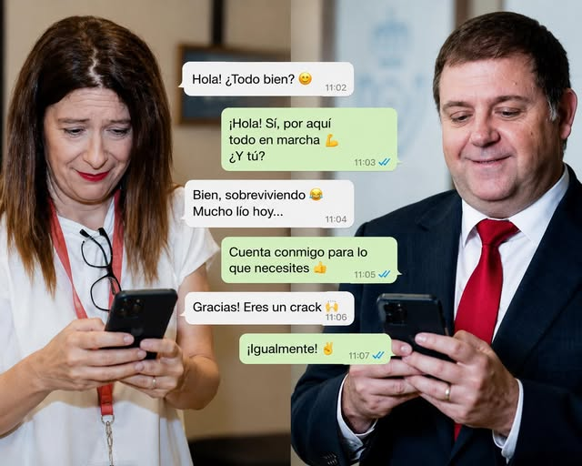 pepeluspain's tweet photo. Menos mal que no la conocía.
10842 Mensajes en el teléfono entre Juanma Serrano y Leire Díez .
Fuente : https://t.co/huMp2UxgYi

Con el gordo éste , correos ha perdido mas de mil millones de €. #socialismo https://t.co/QOEYm5XDbm