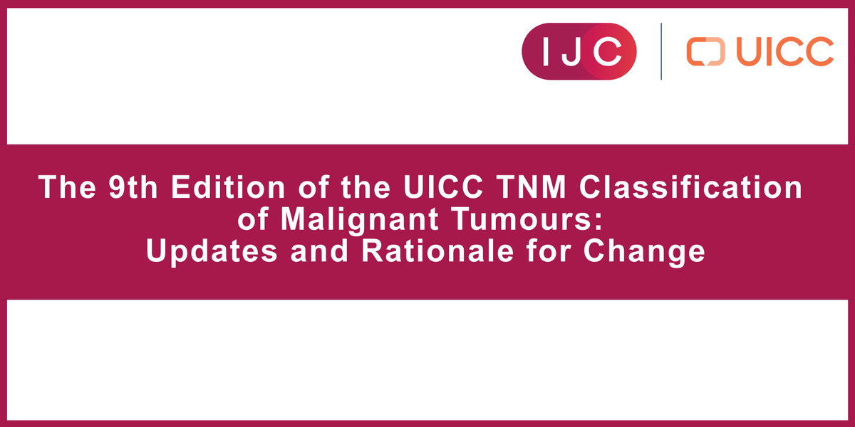 IntJCanc's tweet photo. NOW ONLINE!

This new review summarizes the changes between the 8th and 9th edition of the Tumour Node Metastases (TNM) classification as defined by the @uicc TNM committee, with a focus on head and neck and lung cancers.

🔓 OPEN ACCESS

➡️  https://t.co/VpRaxqI4S2 https://t.co/Ab7OyObIi8