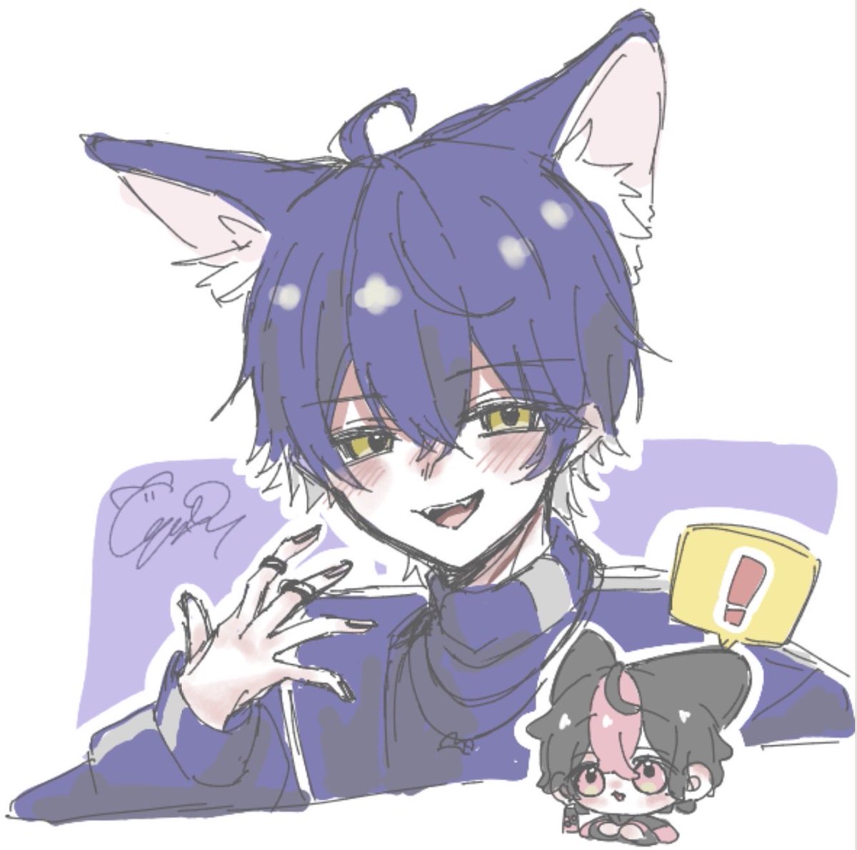 sika_atama_love's tweet photo. 絵チャ📢さん（おまけのらさんも） https://t.co/XHWCe7Ld8w