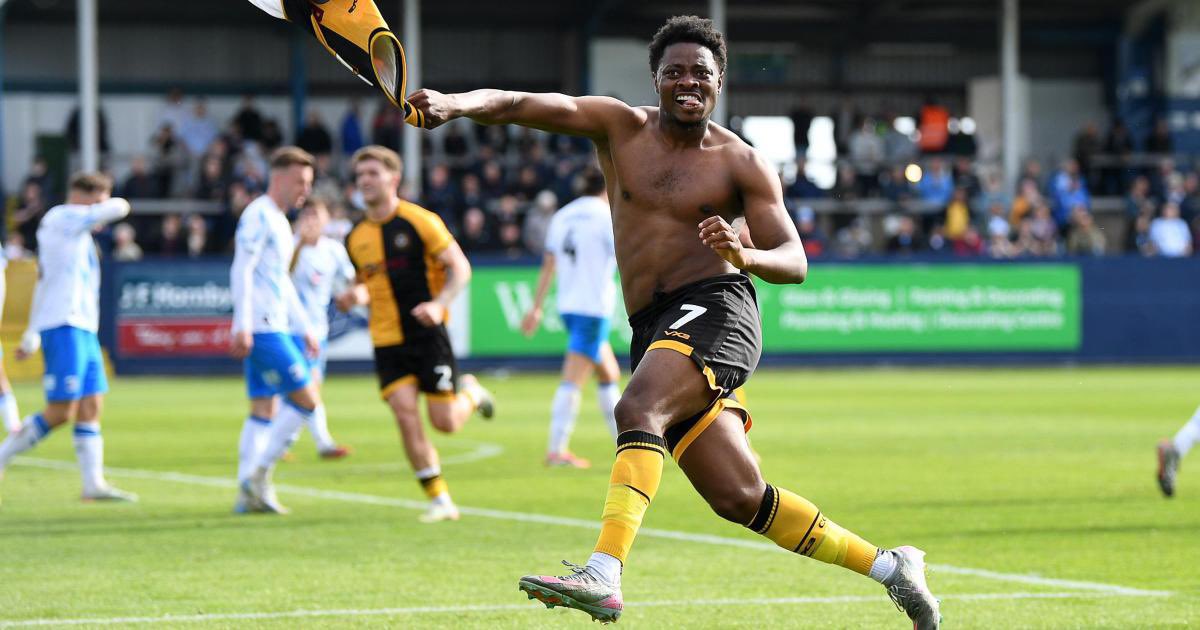 NCAFCThoughts's tweet photo. 83 League Two appearances for Newport County. 14 goals.

Multiple screamers. Two hat-tricks. Two season defining winners. 

Thanks for everything, Bobby Kamwa. https://t.co/4LDrm1oFW2